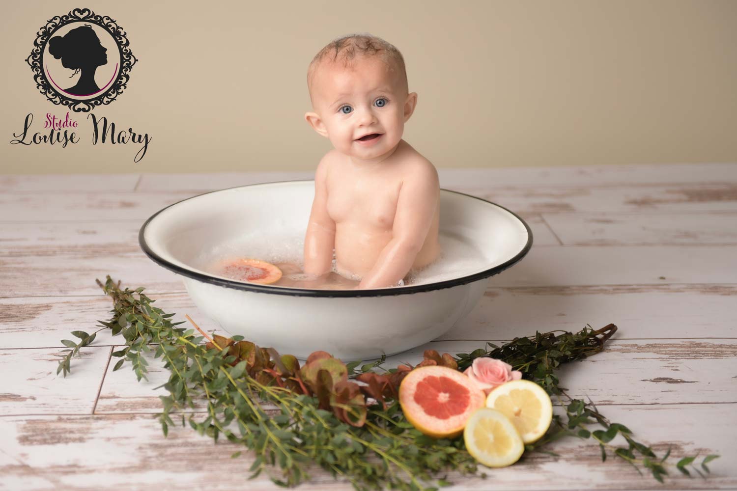 Photo de bébé studio