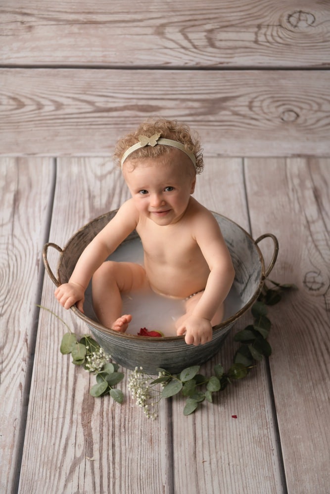 Photo de bébé studio