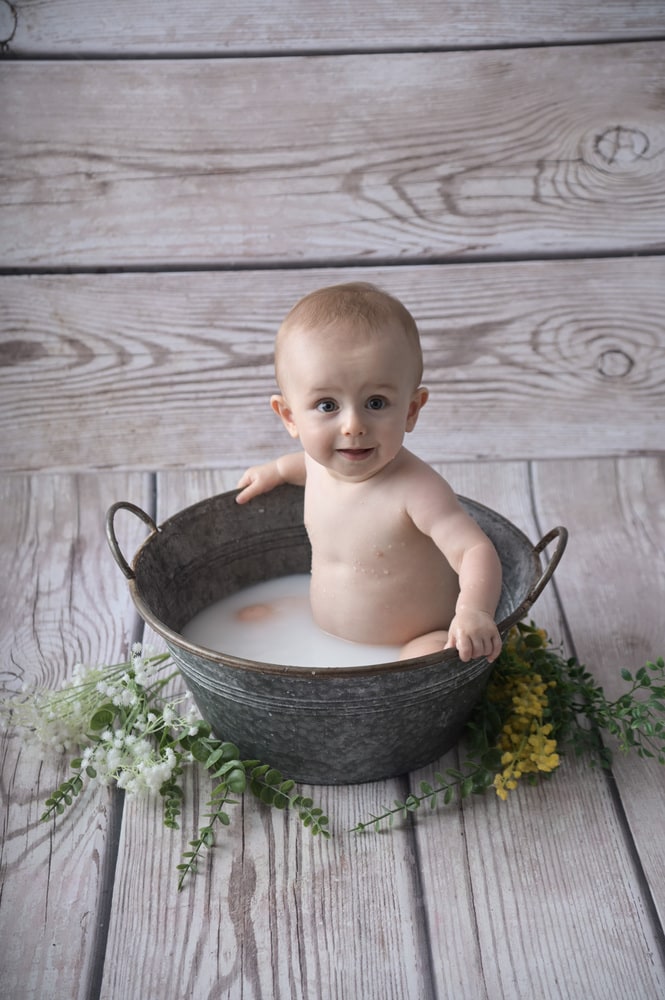 Photo de bébé studio