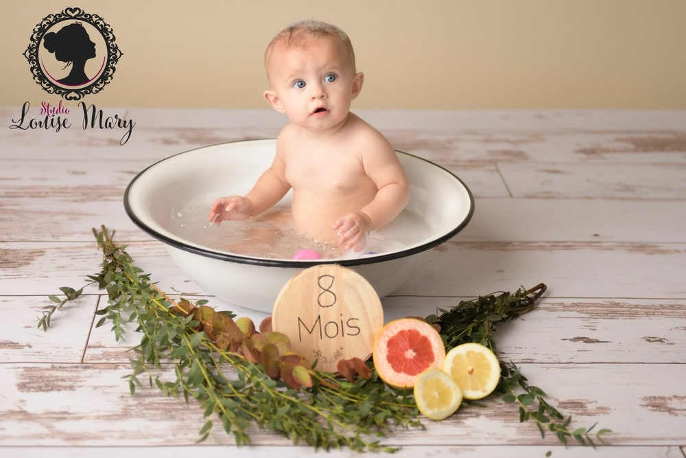 Photo de bébé studio