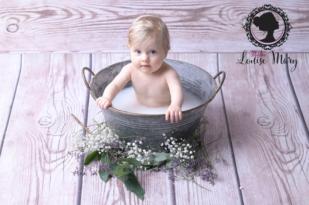 Photo de bébé studio