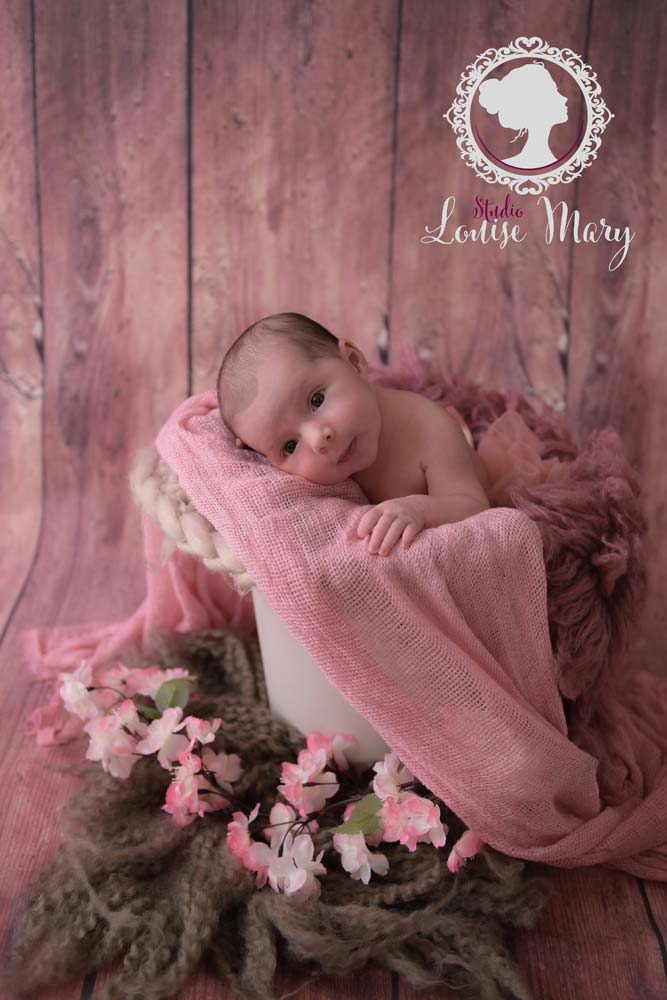 Photo de bébé studio