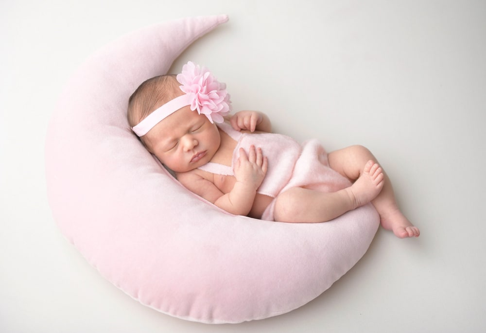 Photo de bébé studio