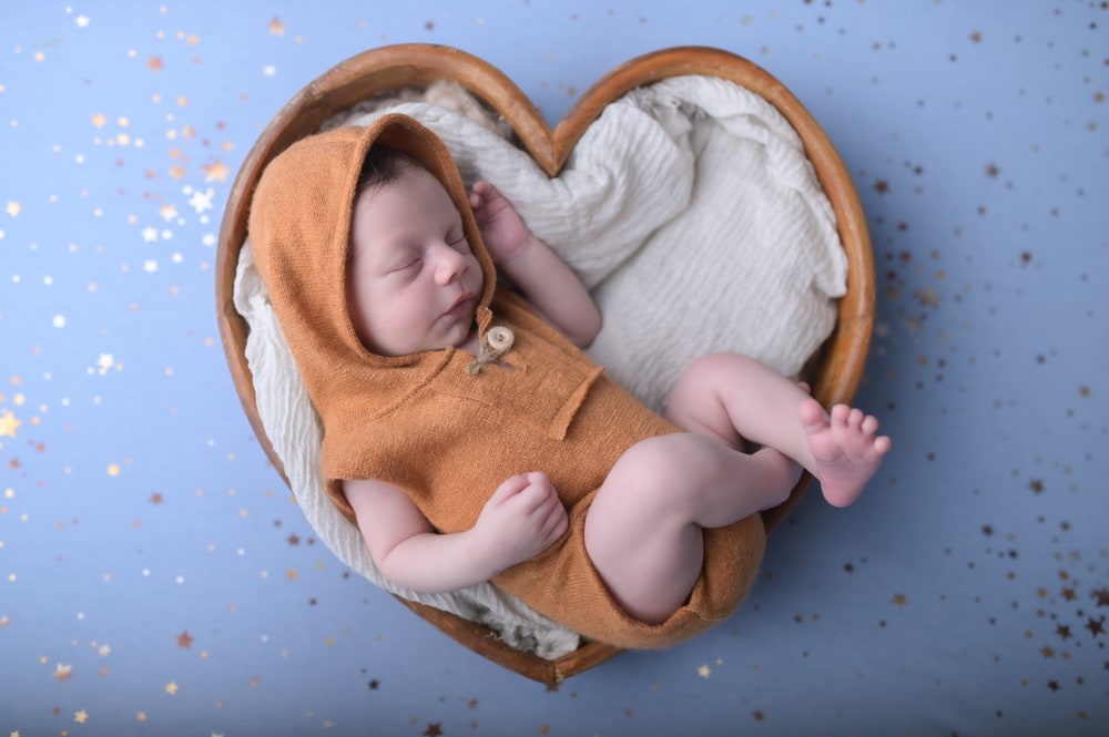 Photo de bébé studio