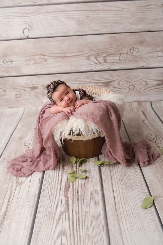 Photo de bébé studio