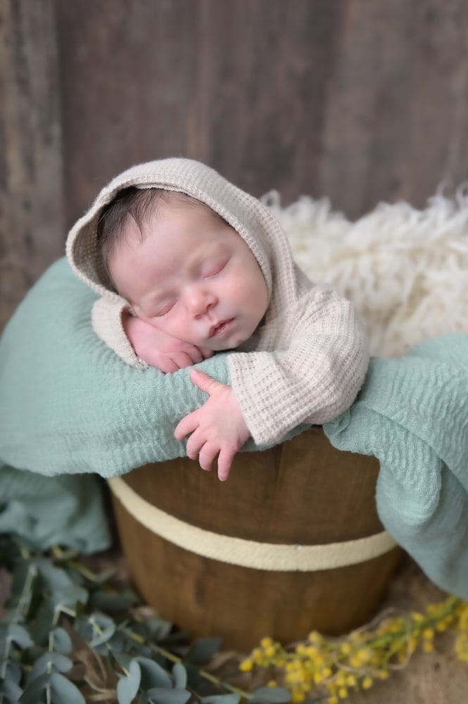 Photo de bébé studio