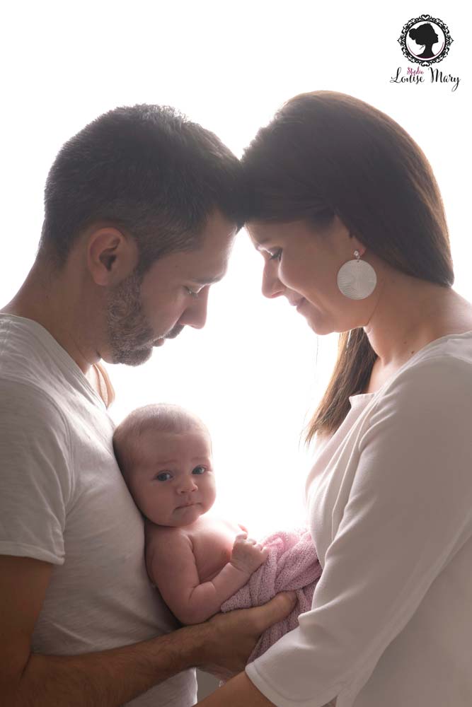 Photo de bébé studio